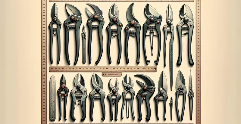 length of pruning shears in inches identifier