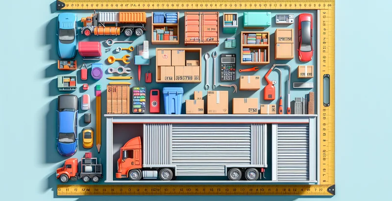 length of storage unit in feet identifier