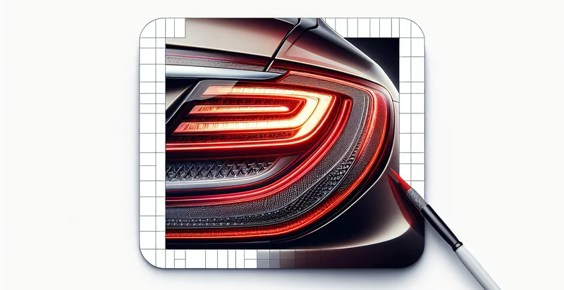 mercedes make by taillight identifier