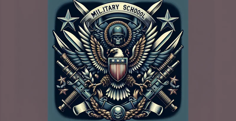 military school emblem identifier