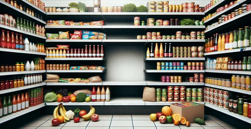 missing grocery shelf item identifier