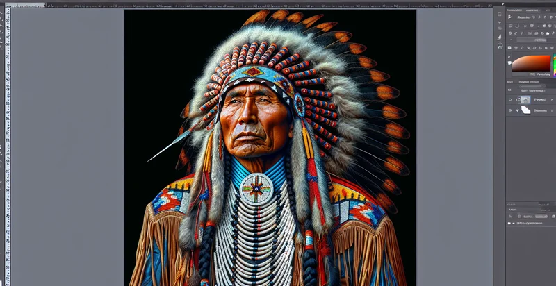 native american chief by picture identifier