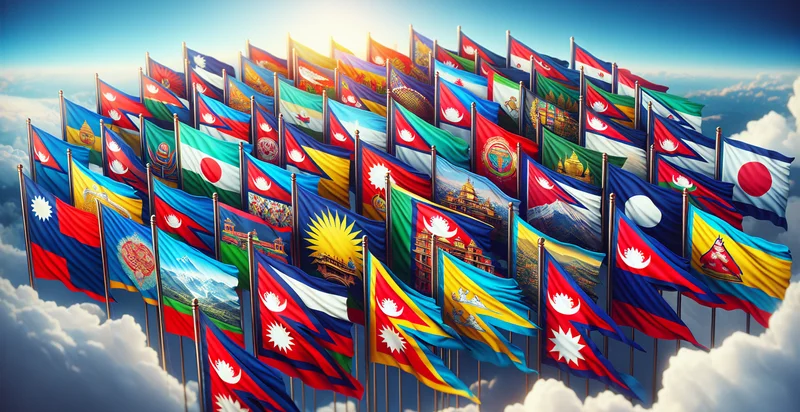 nepalese province flags identifier