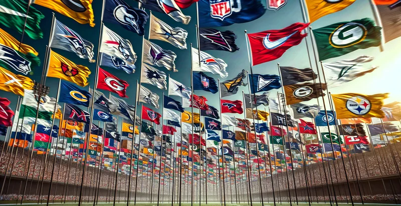 nfl team flags identifier