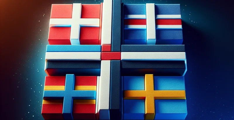 nordic country flags identifier