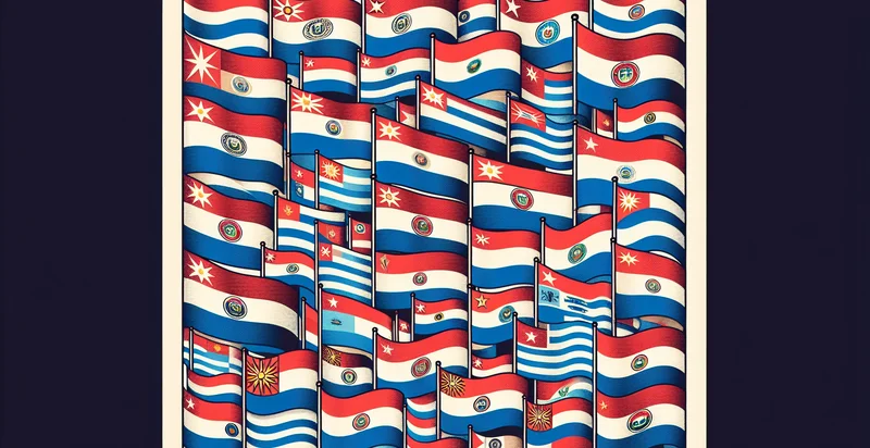 paraguay department flags identifier