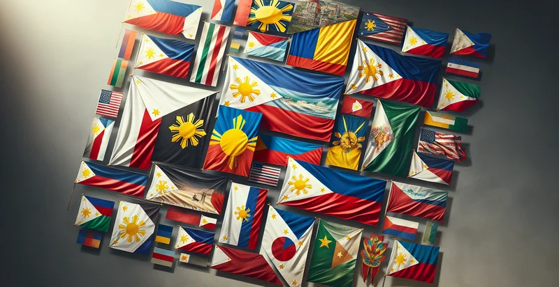 philippine region flags identifier