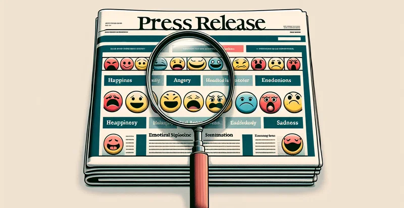 press release sentiment identifier