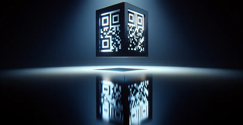 qr code reflection status identifier