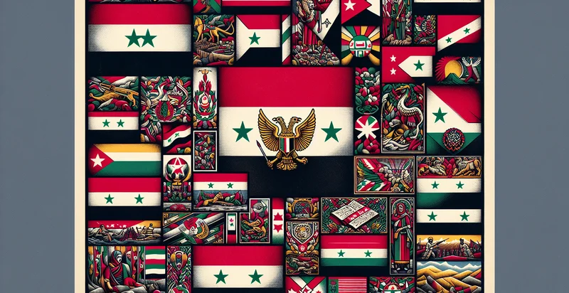 syrian governorate flags identifier