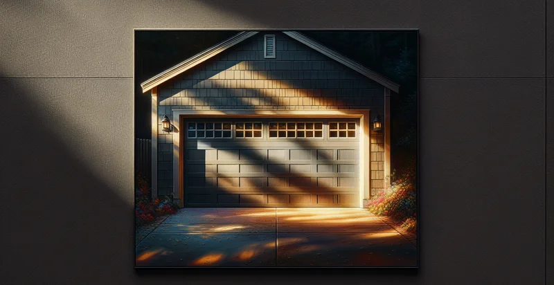 the color of a garage door identifier