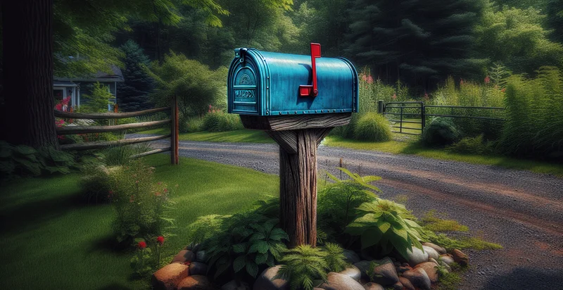 the color of a mailbox identifier