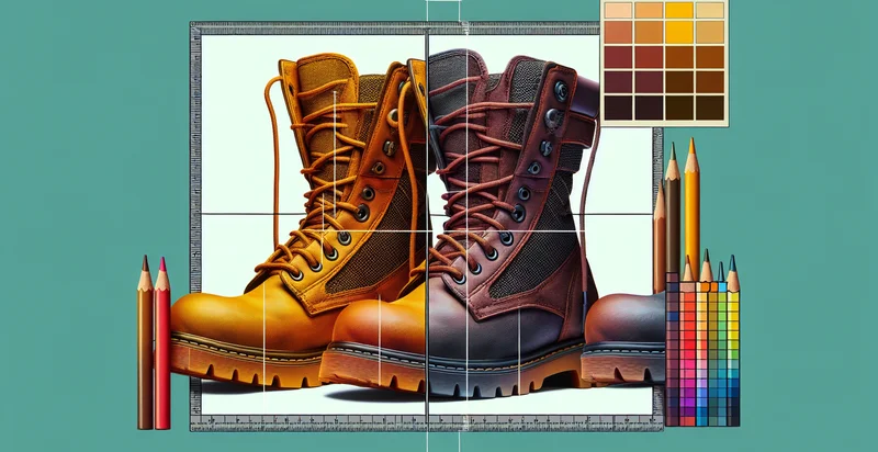 the color of a pair of boots identifier