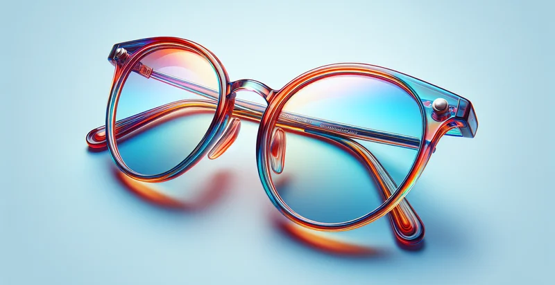 the color of a pair of glasses identifier