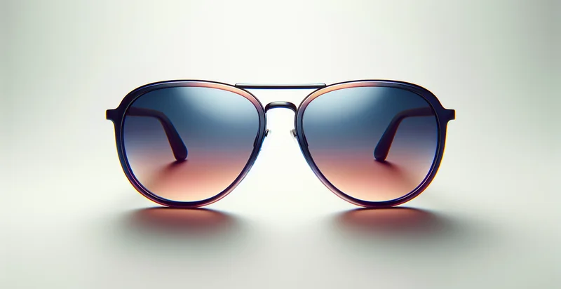 the color of a pair of sunglasses identifier