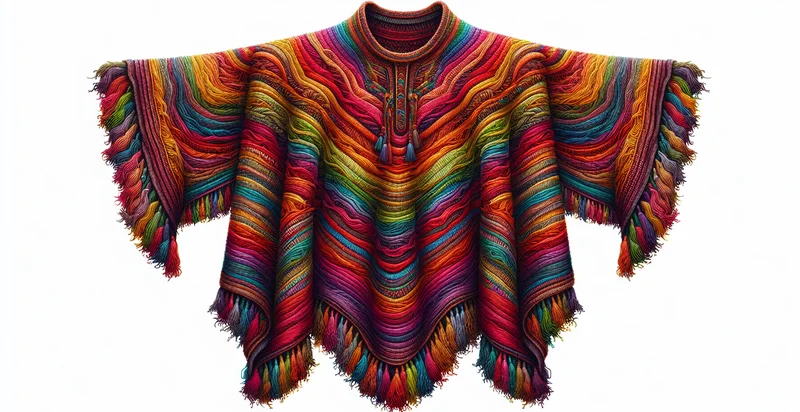 the color of a poncho identifier