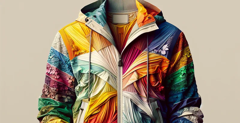 the color of a windbreaker identifier