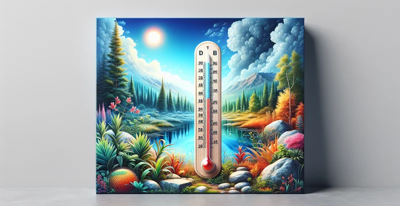 the color of an outdoor thermometer identifier