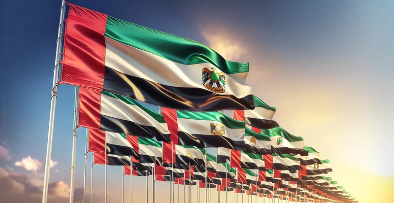 uae emirate flags identifier