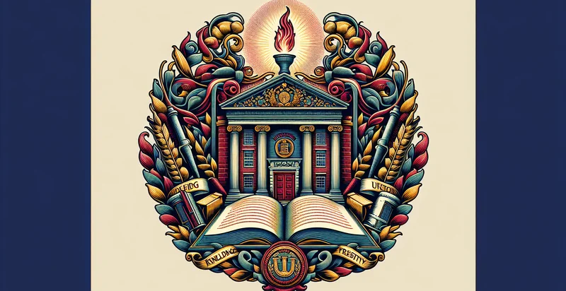 university crest type identifier