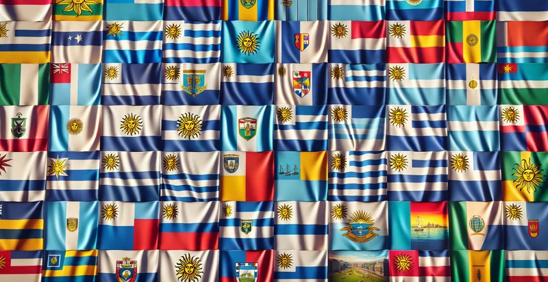 uruguayan department flags identifier