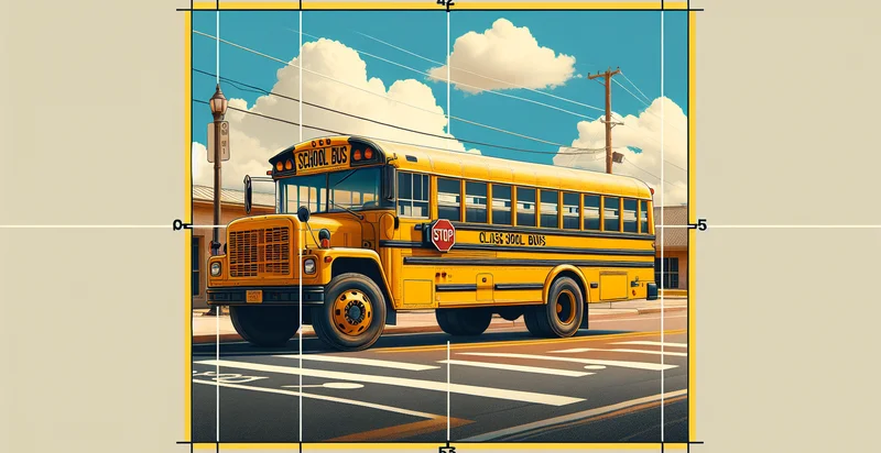 what color is the school bus identifier