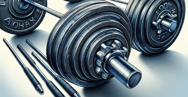 what material a barbell is made from identifier