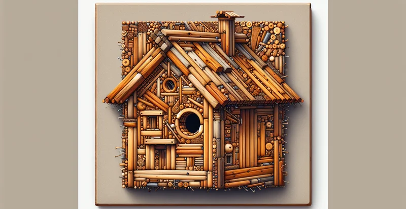 what material a birdhouse is made from identifier