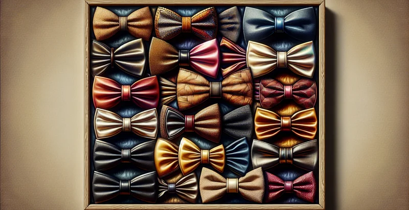 what material a bowtie is made from identifier