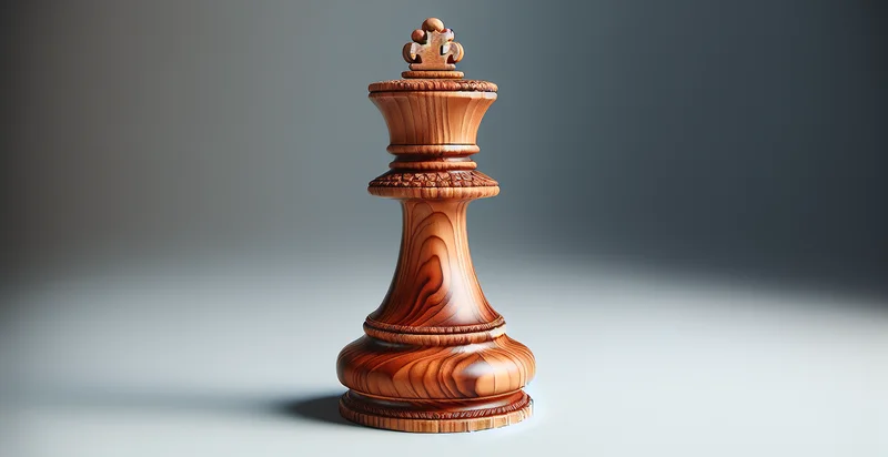 what material a chess piece is made from identifier