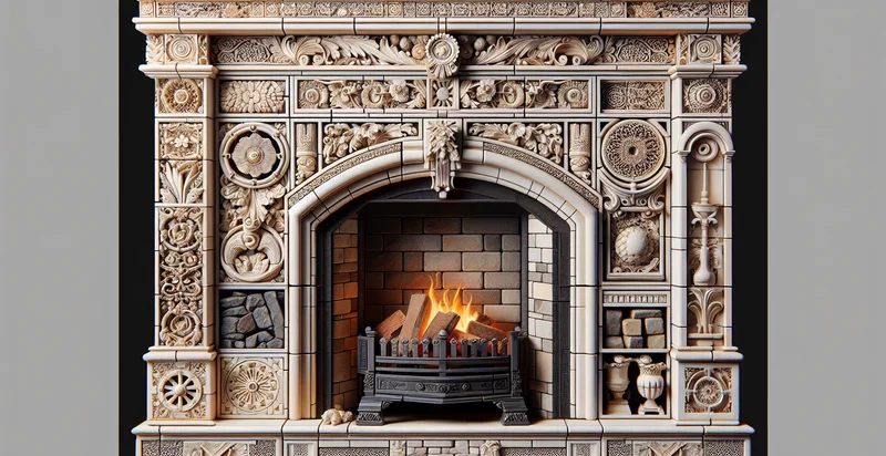 what material a fireplace is made from identifier