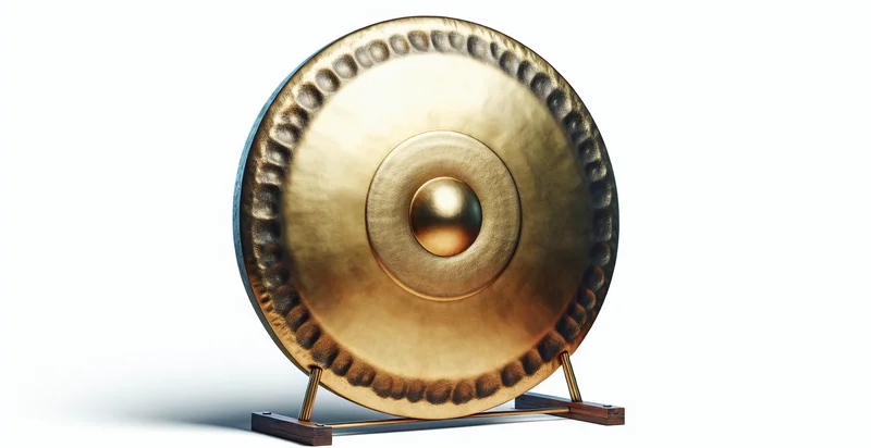 what material a gong is made from identifier