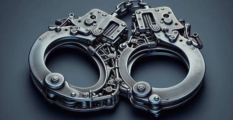 what material a handcuffs are made from identifier