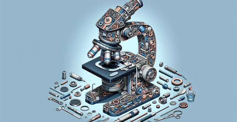 what material a microscope is made from identifier