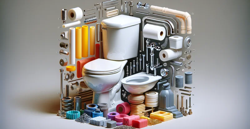 what material a toilet is made from identifier