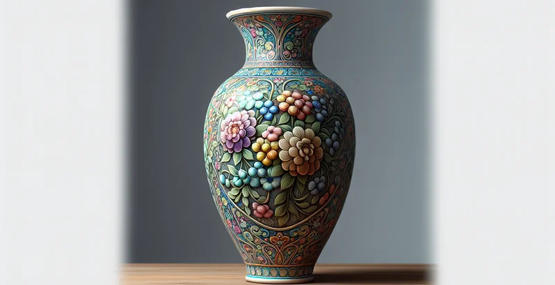 what material a vase is made from identifier