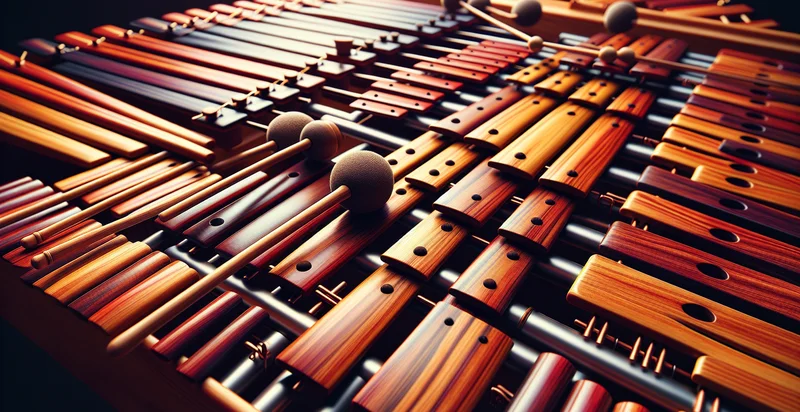 what material a xylophone is made from identifier