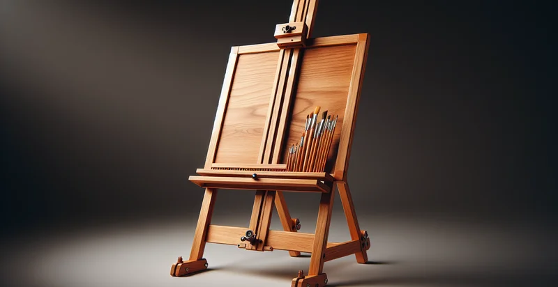 what material an easel is made from identifier