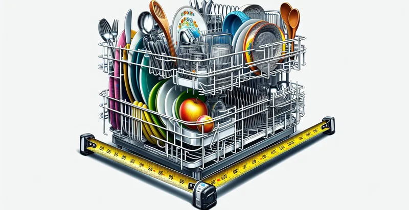 width of dishwasher rack in inches identifier