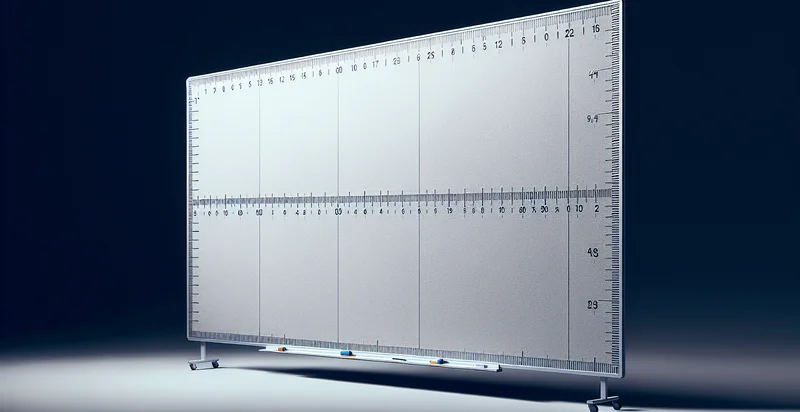 width of whiteboard in feet identifier