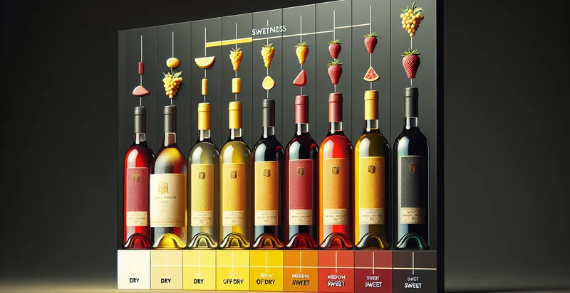 wine sweetness level by description identifier